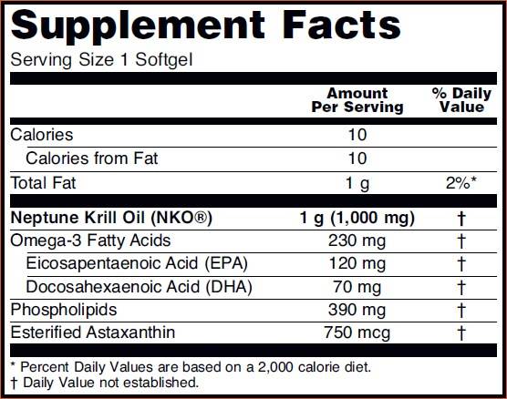 Ποσειδώνα Κριλ Λάδι 1000 mg - 60 κάψουλες πηκτής