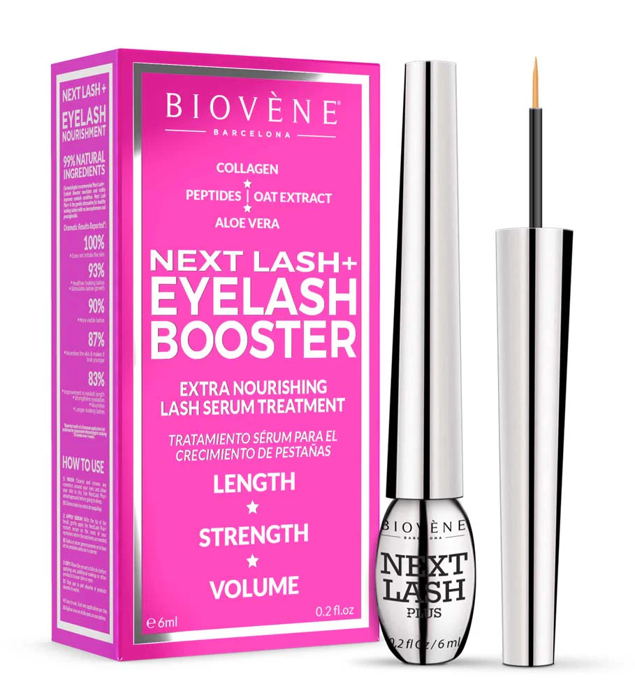 Next Lash+ – Nourishing serum for eyelash growth and thickening with collagen 6 ml - Nutra Best Europe