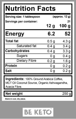 Νο 1 Keto Supreme Coffee - 250 γραμμάρια