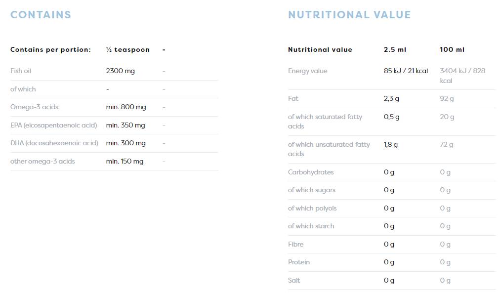 Ημερήσια Omega Kids Liquid | Φυσικό λεμόνι αρωματισμένο - 250 ml