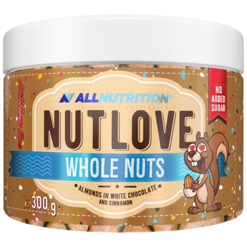 Nutlove ολόκληρα αμυγδαλωτά καρύδια | Διαφορετικές γεύσεις - 300 γραμμάρια