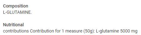 Glutamine Pro Zero | 100% καθαρό - 500 γραμμάρια