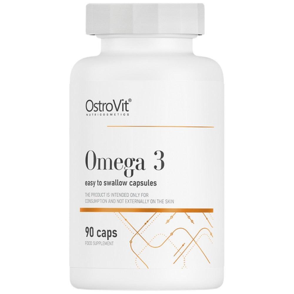 Ωμέγα 3 500mg | Εύκολο να καταπιείτε 90 κάψουλες γέλης