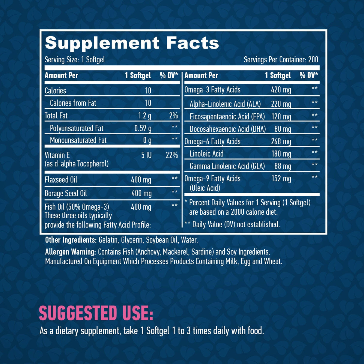 Ωμέγα 3-6-9/200 softgels
