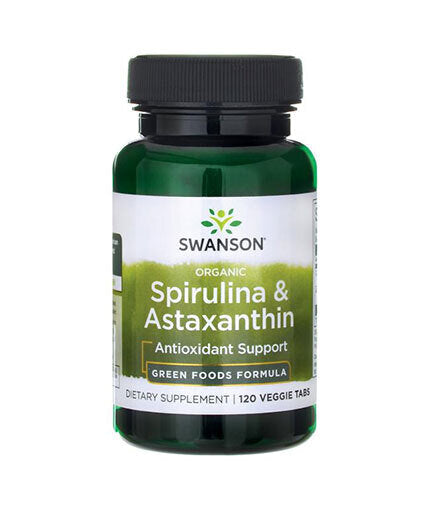 Οργανική Spirulina & Astaxanthin - 120 δισκία