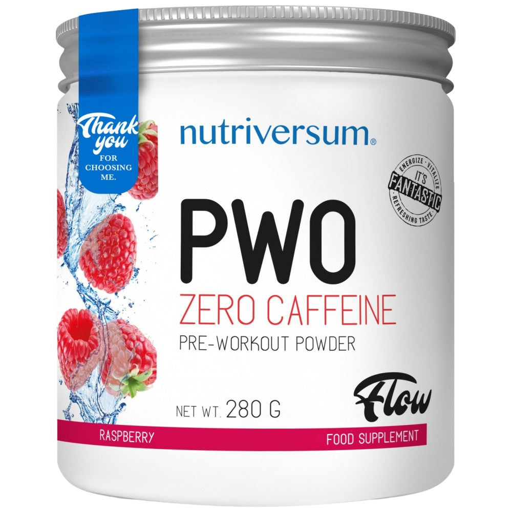 PWO Zero Caffeine | Σκόνη προ-προπόνησης χωρίς διεγέρσεις-280 γραμμάρια