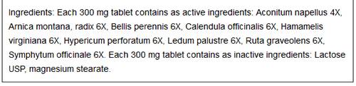 Pain and Injury Relief 100 Tablets