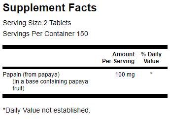 Papaya Supreme 50 mg - 300 δισκία