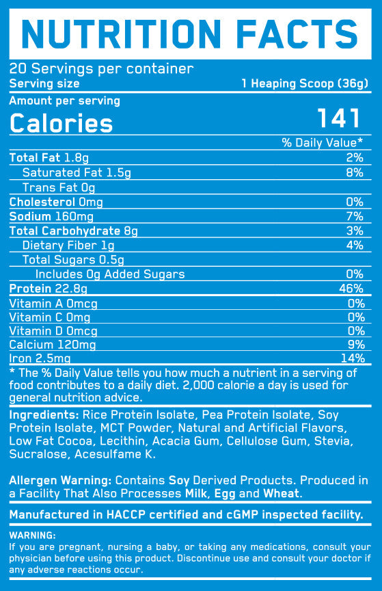 Φυτική Πρωτεΐνη - 0,750 KG