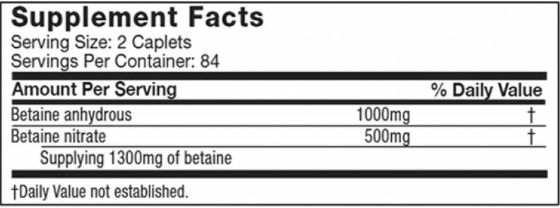 Κάψουλες Platinum Betaine 168