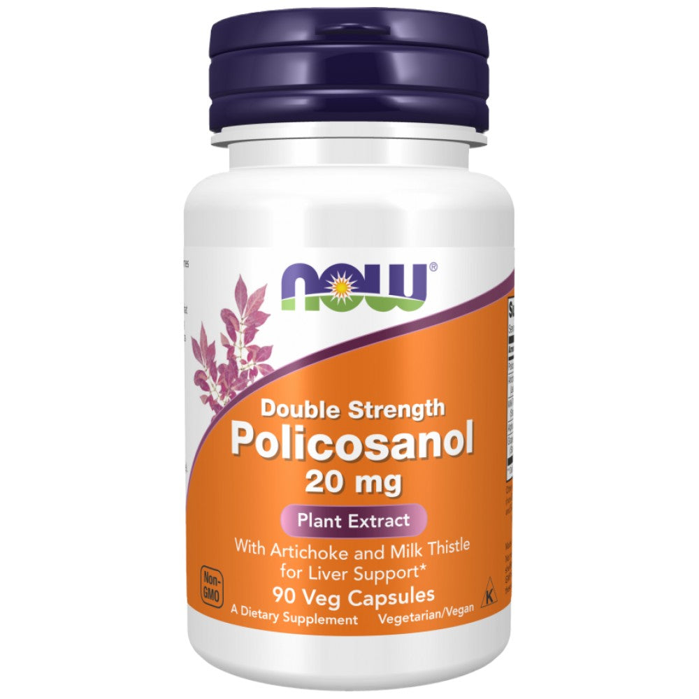 Policosanol 20 mg/Διπλής ισχύος - 90 κάψουλες