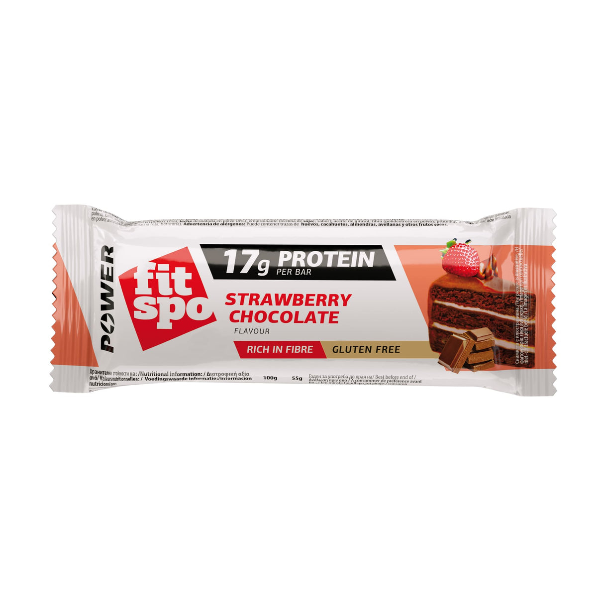 Power Bar Φράουλα & Σοκολάτα – 12 x 55 γρ.