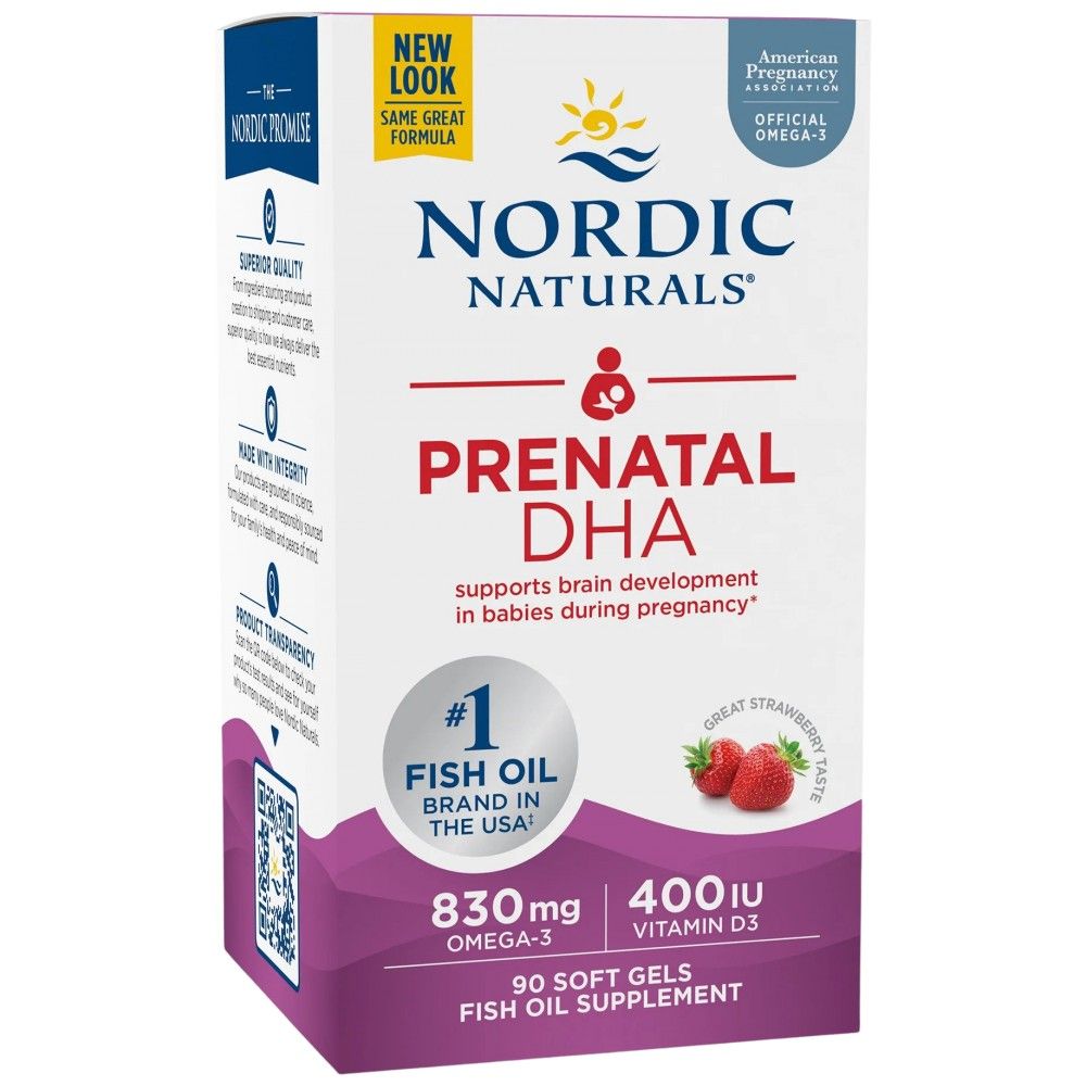 Προγεννητικό DHA 830 mg | Με 400 IU D3 - 90 Cabsules Chebable Gel