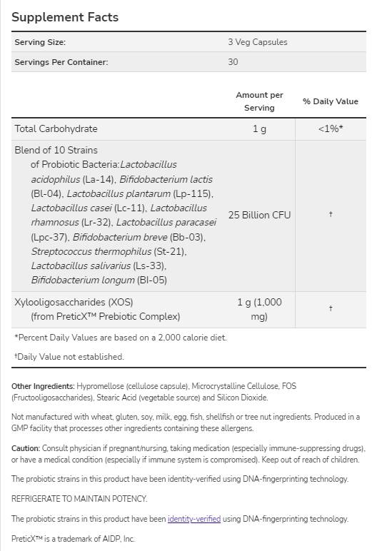 Probiotic -10 ™ & Bifido Boost ™ - 90 κάψουλες
