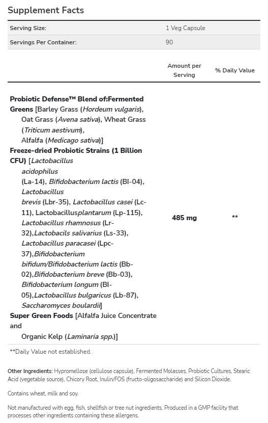 Probiotic Defense™ - 90 κάψουλες