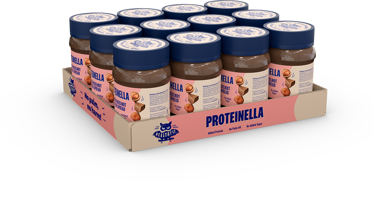 Proteinella φουντούκι και κακάο 400 g - υγρή σοκολάτα χωρίς προστιθέμενη ζάχαρη και χωρίς φοινικέλαιο
