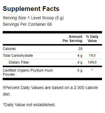 Psyllium Husk - 340 γραμμάρια
