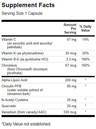 Pure Blood Sugar 90 κάψουλες