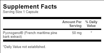 Pycnogenol 50 mg - 50 κάψουλες