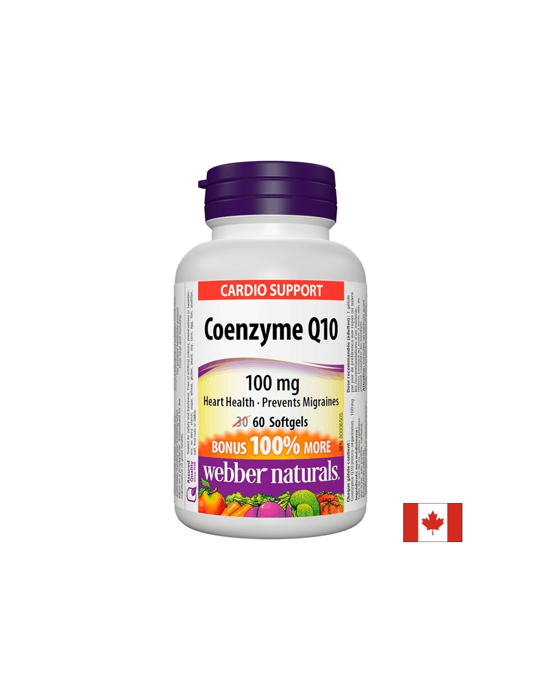 Coenzyme Q10 - Heart Health and Protectional, 100 mg, 60 κάψουλες