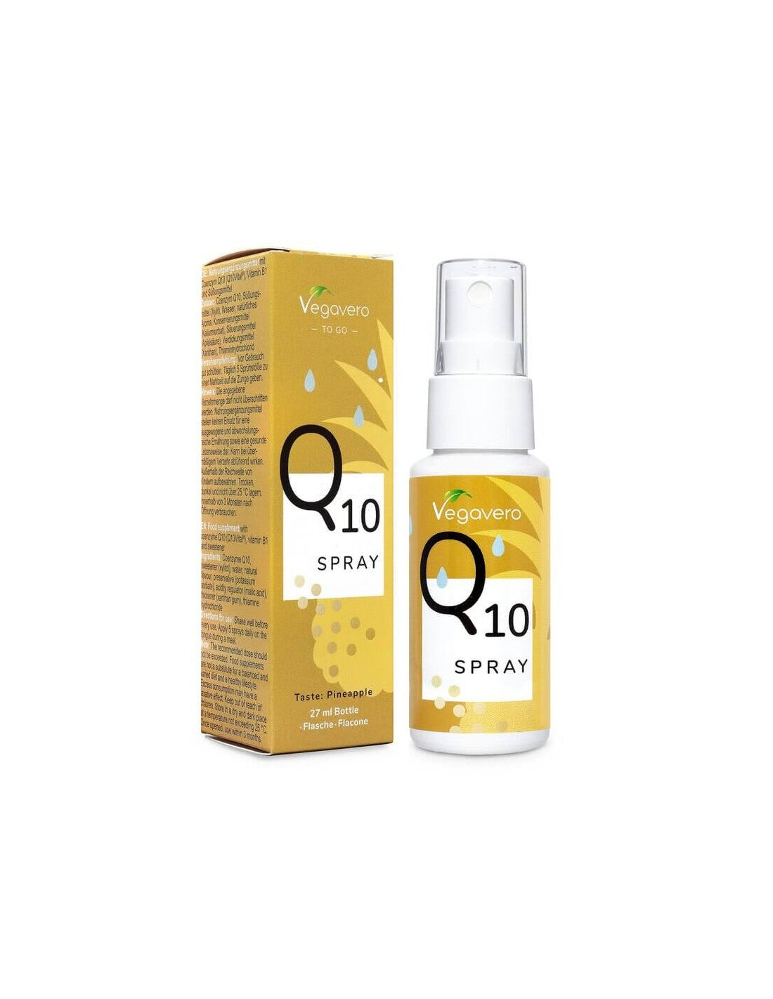 Σπρέι Q10/ Συνένζυμο Q10/ Στοματικό σπρέι, 27 ml, 100% Vegan <tc>Vegavero</tc>