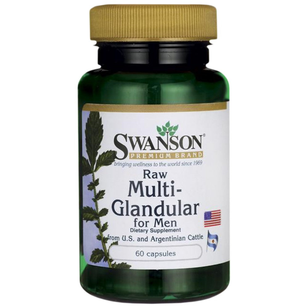 Raw Multi-Glandular For Men 450 mg 60 κάψουλες