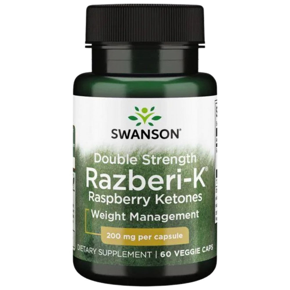 Razberi - K 200 mg | Κετόνες Raspberry Double Strength - 60 κάψουλες