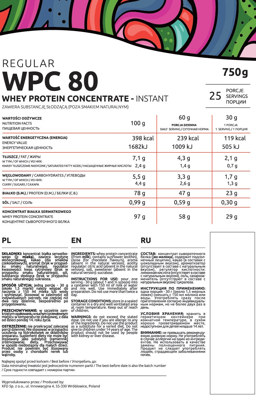 Κανονικό WPC 80 - 0,75