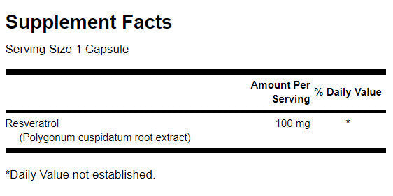 Resveratrol 100 mg - 30 κάψουλες