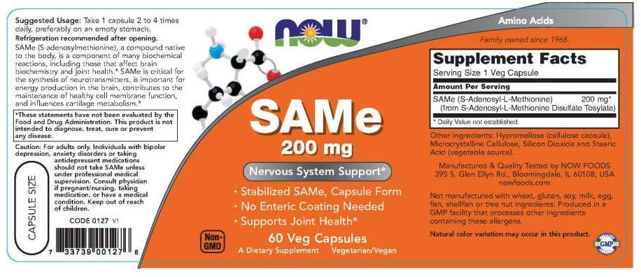 SAMe 200 mg - 60 κάψουλες