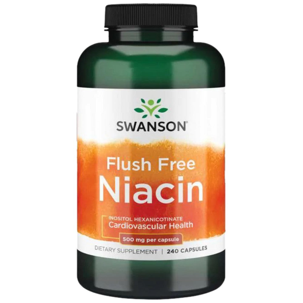 Flush Free Niacin 500 mg - 240 κάψουλες