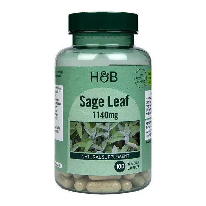 Salvia (Sage Leaf) (Sage) 285mg 100 Capsules Holland & Barrett