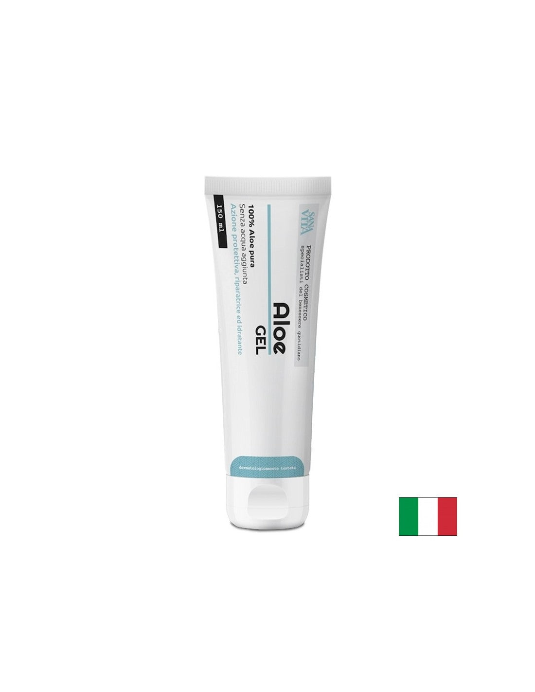 SanaVita Aloe Vera Body Gel - Για ενυδατωμένη και απαλή επιδερμίδα, 150 ml