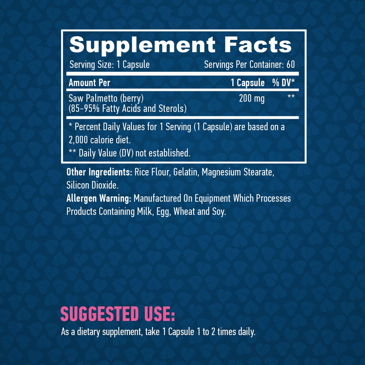 Είδε το Palmetto 200mg./60 καπάκια.