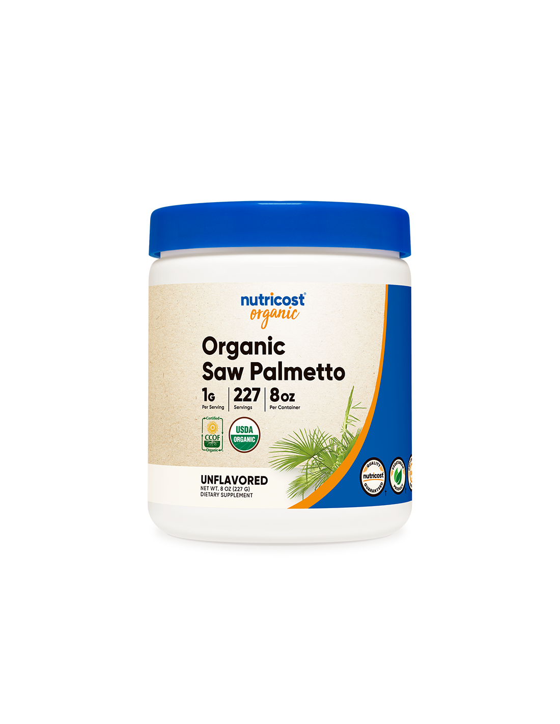 Προστάτης - Saw Palmetto, 227 γρ. <tc>Nutricost</tc> σκόνη