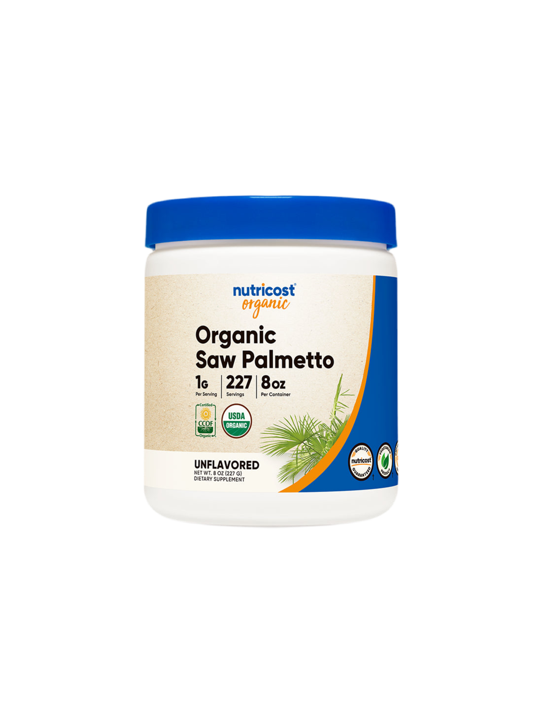 Προστάτης - Saw Palmetto, 227 γρ. <tc>Nutricost</tc> σκόνη
