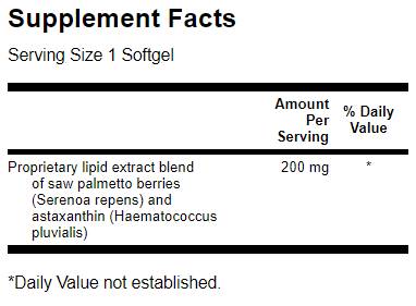 Saw Palmetto/Astaxanthin Prostate Complex 60 κάψουλες gel