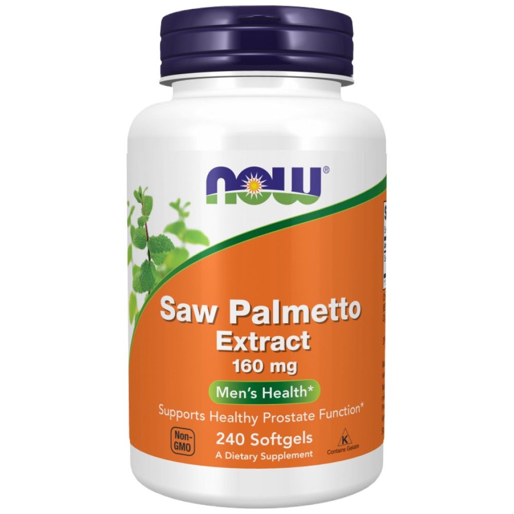 Saw Palmetto Extract 160 mg - 240 κάψουλες Gel