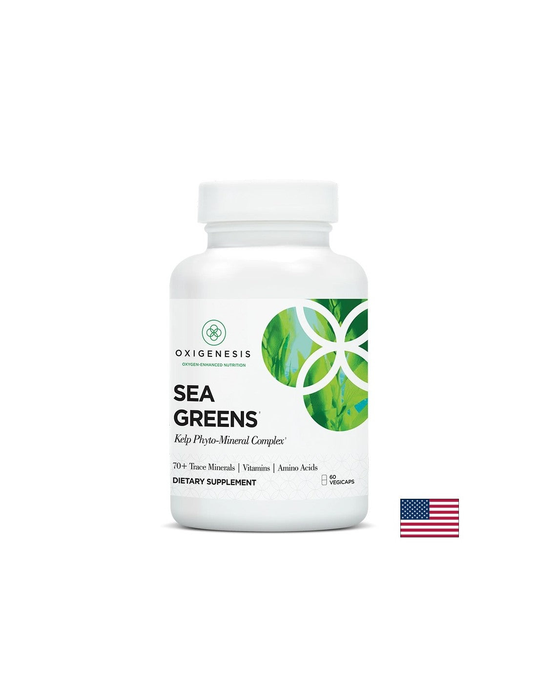 Σύμπλεγμα φυτομετάλλων + Kelp Sea Greens, 60 κάψουλες
