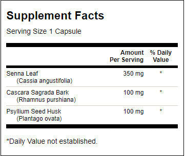 Σύμπλεγμα Senna/Psyllium/Cascara 550 mg - 90 κάψουλες