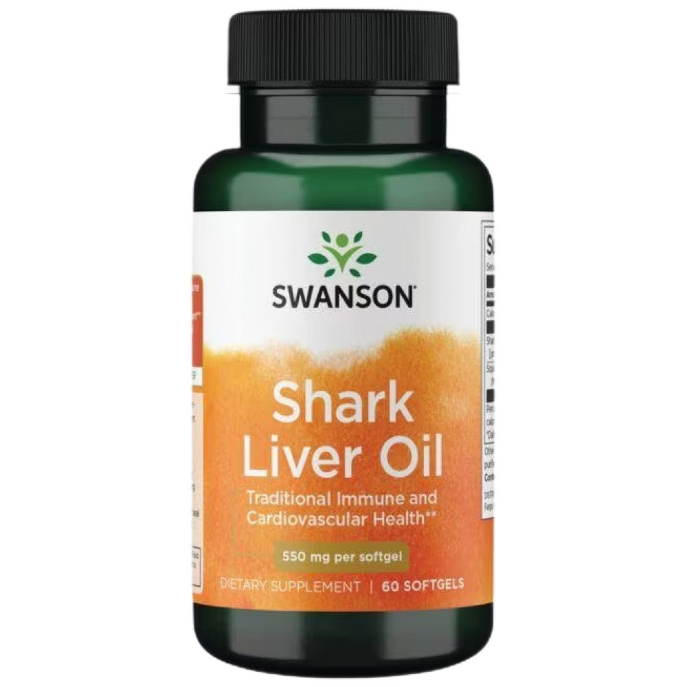 Shark Liver Oil 550 mg 60 κάψουλες Gel