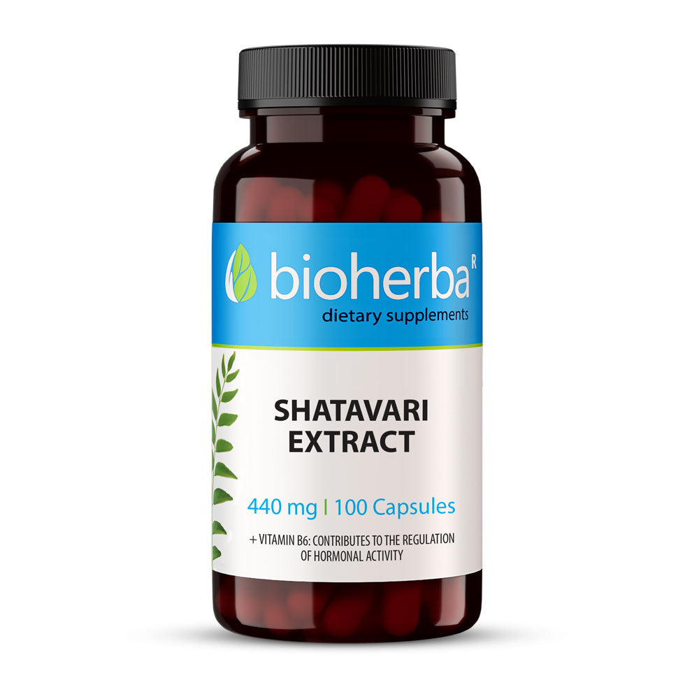 Shatavari Ayurvedic θηλυκό εκχύλισμα ανανέωσης 550 mg - 100 κάψουλες