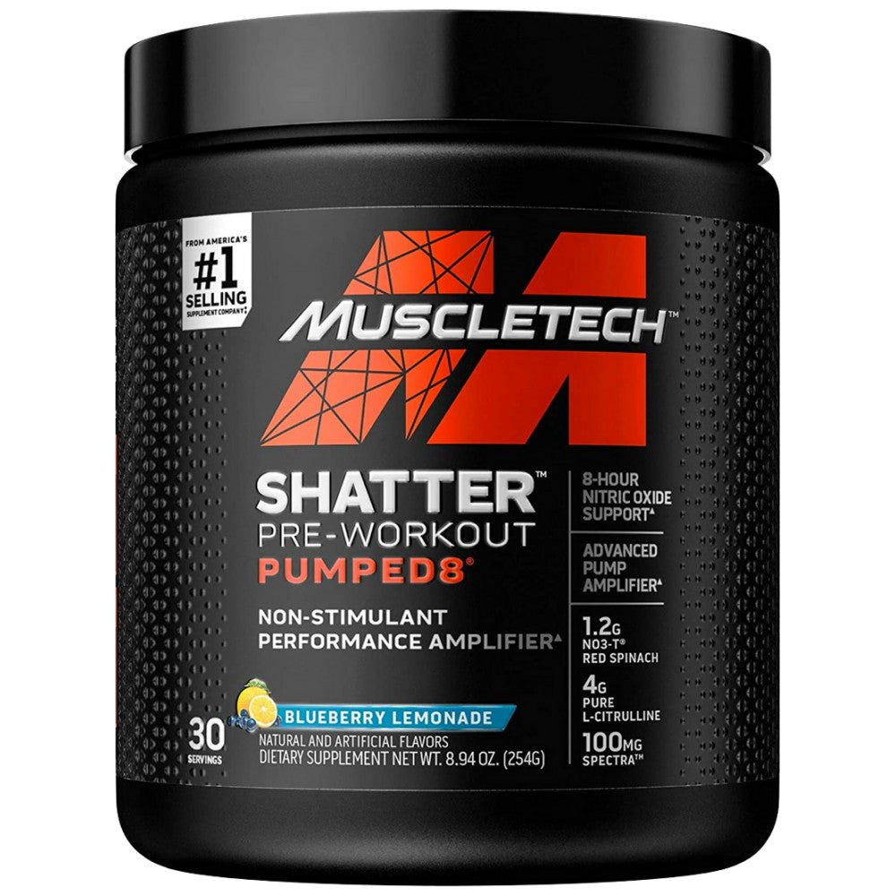 Shatter Pumped8/Προ-προπόνηση χωρίς διεγερτικά - 270 γραμμάρια