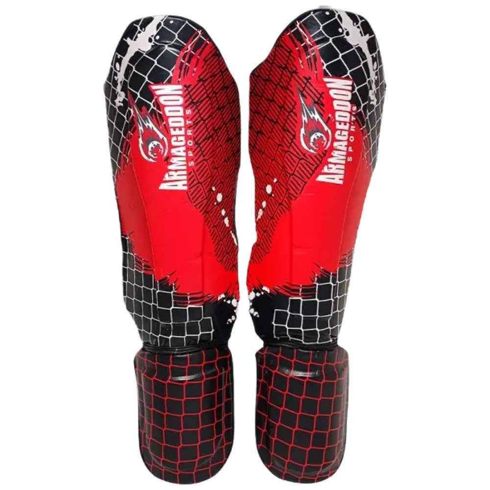 Shin Guards - Red 2 τεμ.