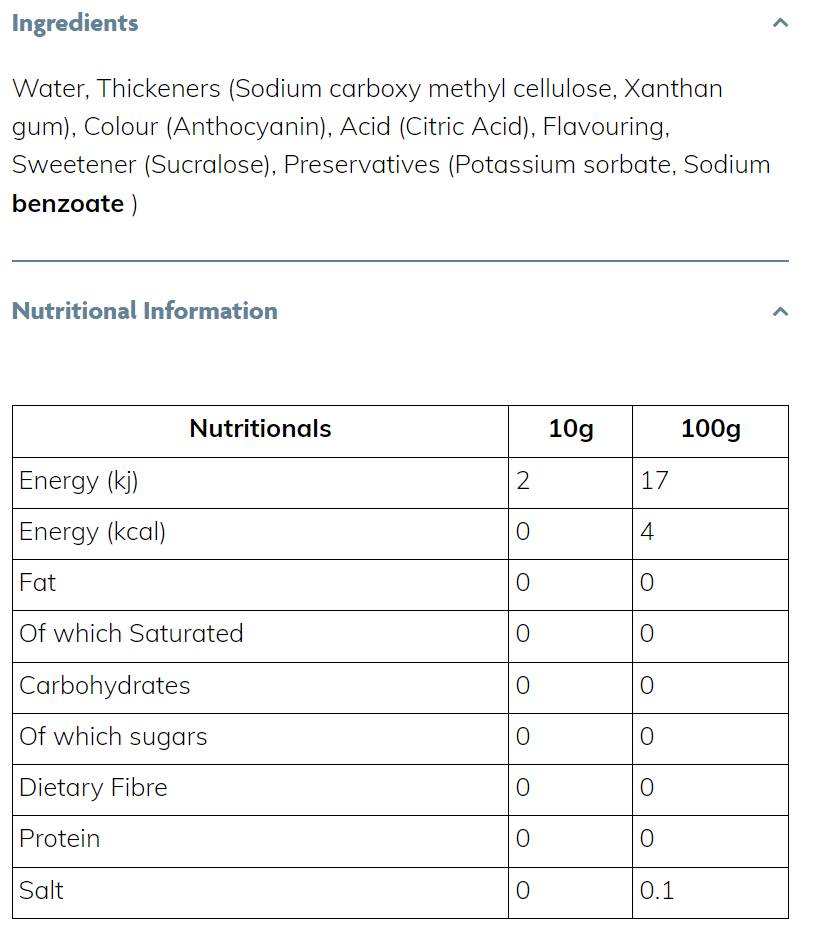 Σιρόπι Skinny | Μύρτιλο - 425 ml