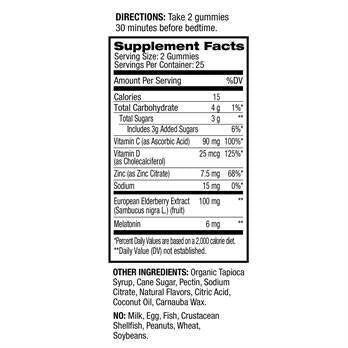 Sleep + Immune Health/50 Gummies