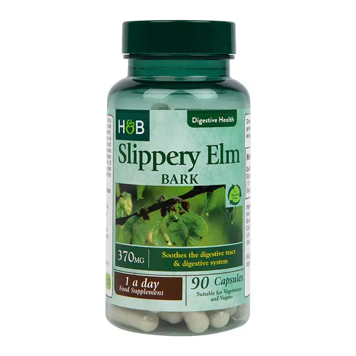 Slippery Elm Bark 370mg 90 Capsules Holland & Barrett