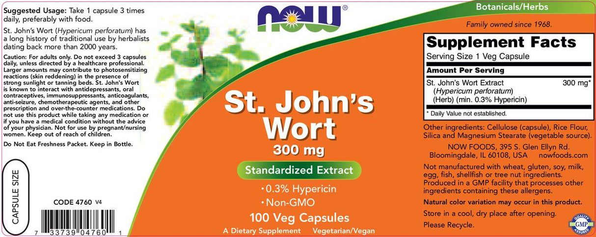 St. John's Wort 300 mg - 250 κάψουλες