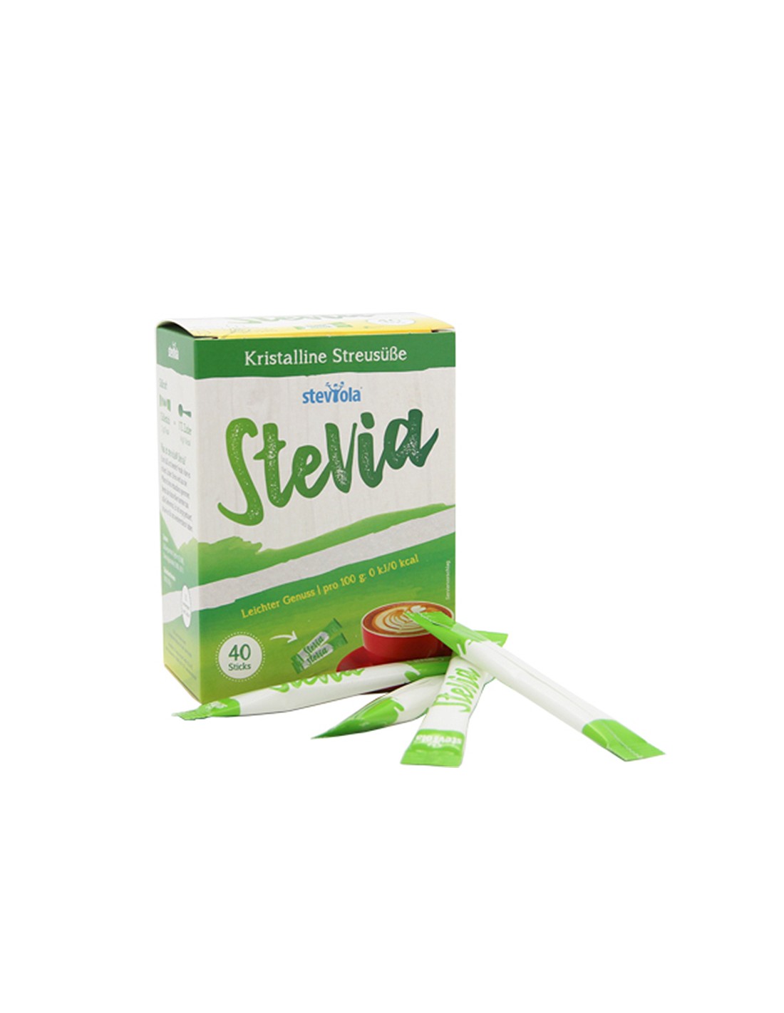 Stevia - Steviola, 40 ατομικά τυλιγμένα σακουλάκια