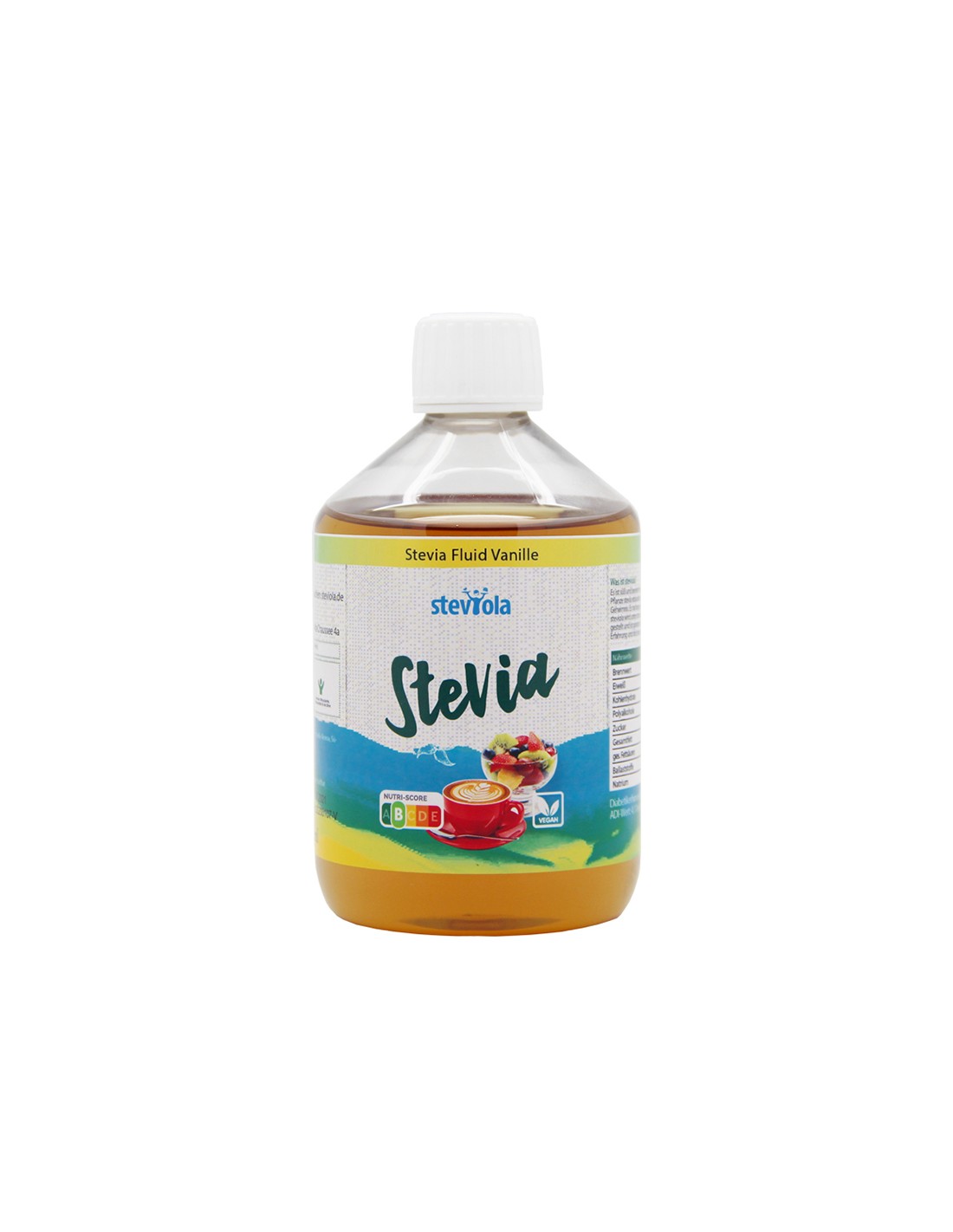Liquid Stevia με βανίλια Aroma - Steviola, 500 ml